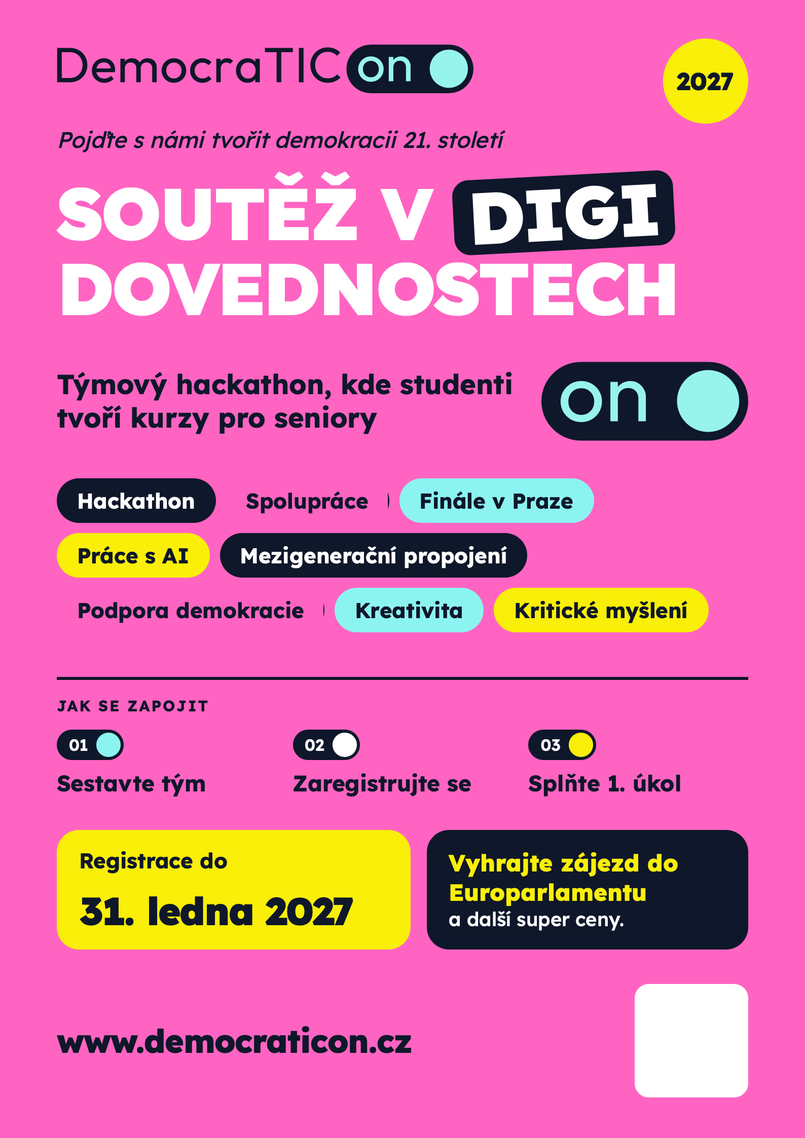 Plakát DemocraTICon 2027